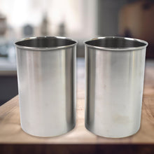 Stainless Steel Airtight Containers with See Through Lid (2 Pc Set / 1000 ML)